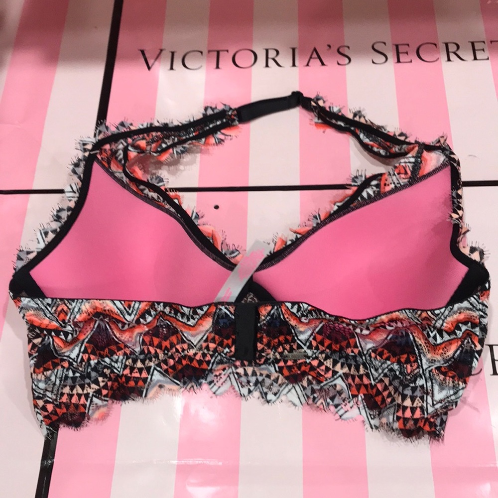 💖 Pink 💖 Victoria’s Secret Lace Halter Bralette - Picture 5 of 8
